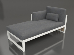 Modular sofa, section 2 left, high back (Agate gray)