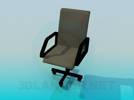 3d модель Стул в офис – превью 3d модель Стул в офис – превью
