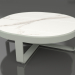 modèle 3D Table basse ronde Ø90 (DEKTON Aura, Gris ciment) - preview