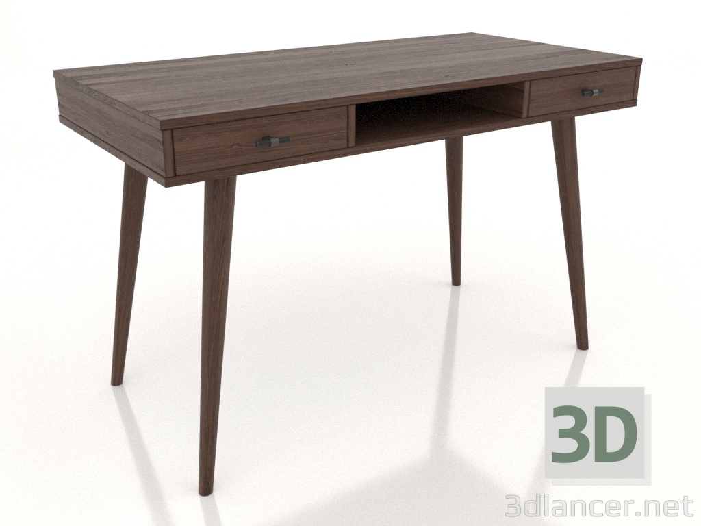 3D modeli Masa YENİ 1200x600 mm (koyu ceviz) - önizleme