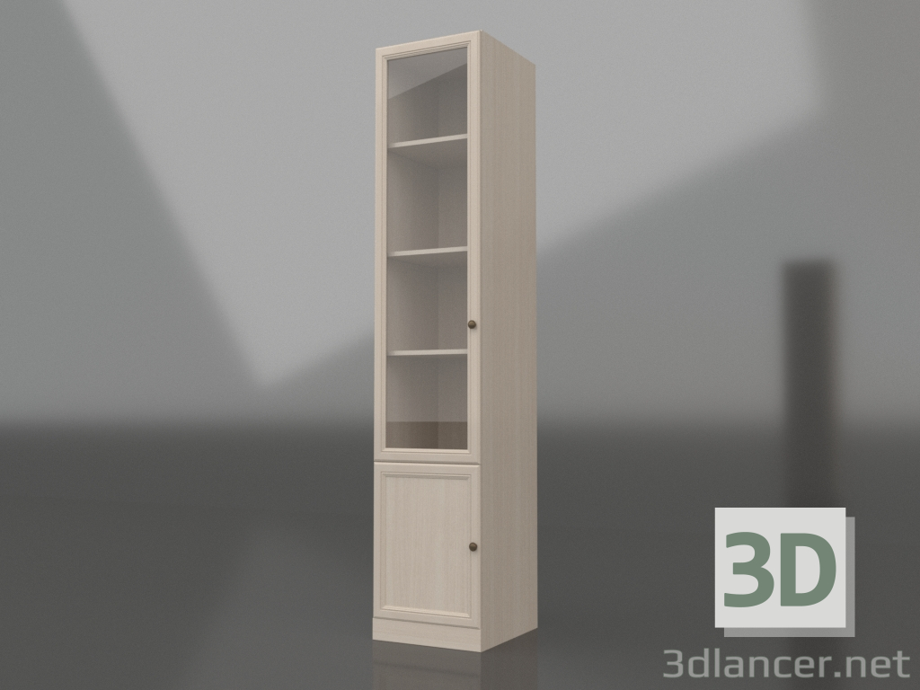 3d model Estantería cerrada con 2 puertas - vista previa