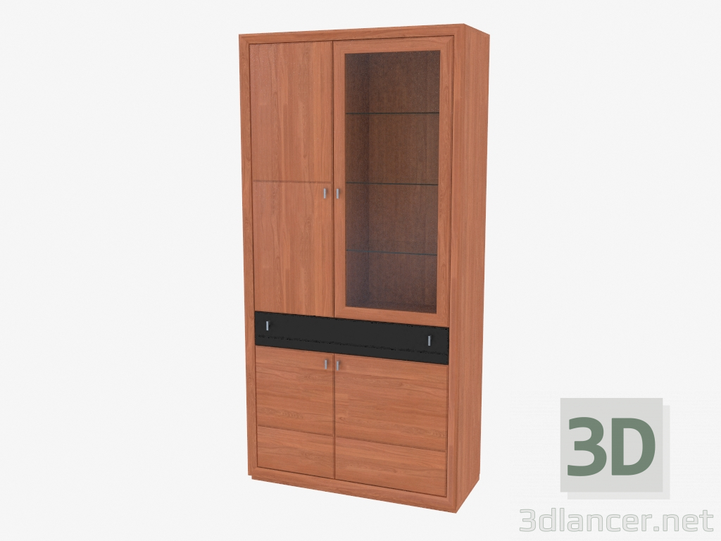 3d model The element of the furniture wall is central (7460-31) - preview