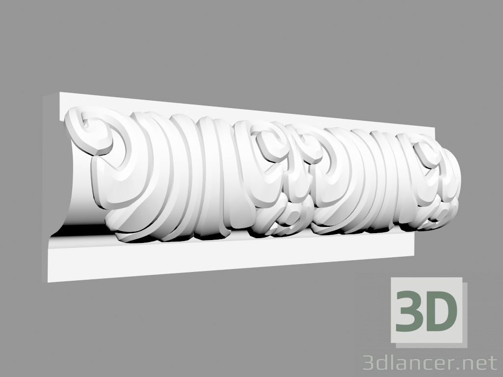 modello 3D Stampaggio P3020 (6,1 x 3,2 cm) - anteprima