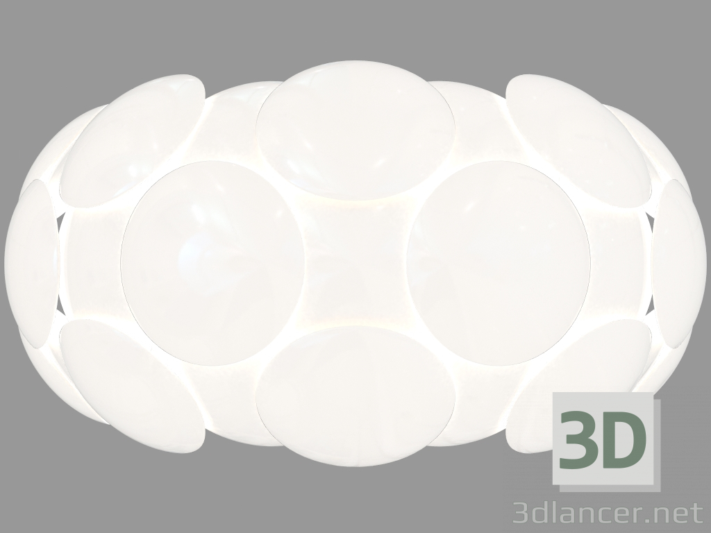 3D modeli Tavan Işık UZAYI (MOD503-06-W) - önizleme