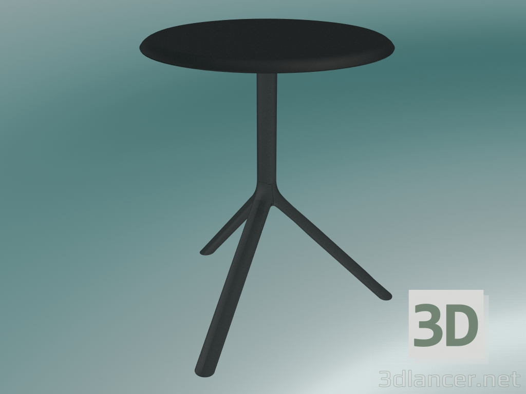 3d model Table MIURA (9553-01 (Ø 60cm), H 73cm, black black) - preview