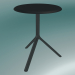 3 डी मॉडल टेबल MIURA (9553-01 () 60 सेमी), एच 73 सेमी, काला काला) - पूर्वावलोकन
