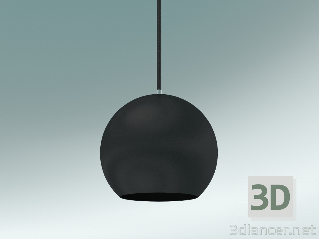 3D modeli Sarkıt Topan (VP6, Ø21cm, H 19cm, Mat Siyah) - önizleme