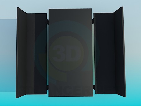 3d модель Стол и скамейки – превью 3d модель Стол и скамейки – превью