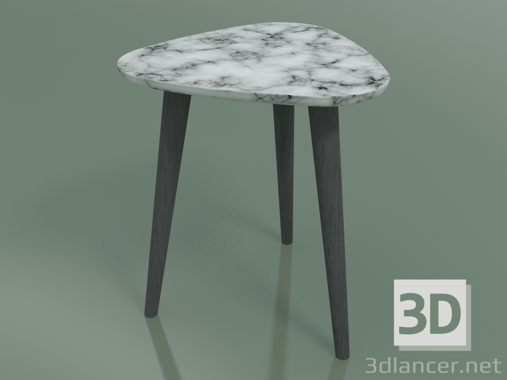 3D Modell Beistelltisch (242, Marmor, Grau) - Vorschau