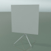 modello 3D Tavolo quadrato 5742 (H 72.5 - 79x79 cm, piegato, bianco, LU1) - anteprima