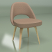 3d model Armchair Side 1 (light brown) - preview