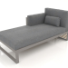 3d model Modular sofa, section 2 left, high back (Quartz gray) - preview