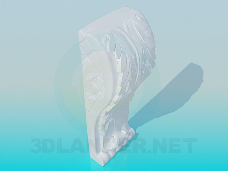 modelo 3D Elemento de la cornisa - escuchar modelo 3D Elemento de la cornisa - escuchar