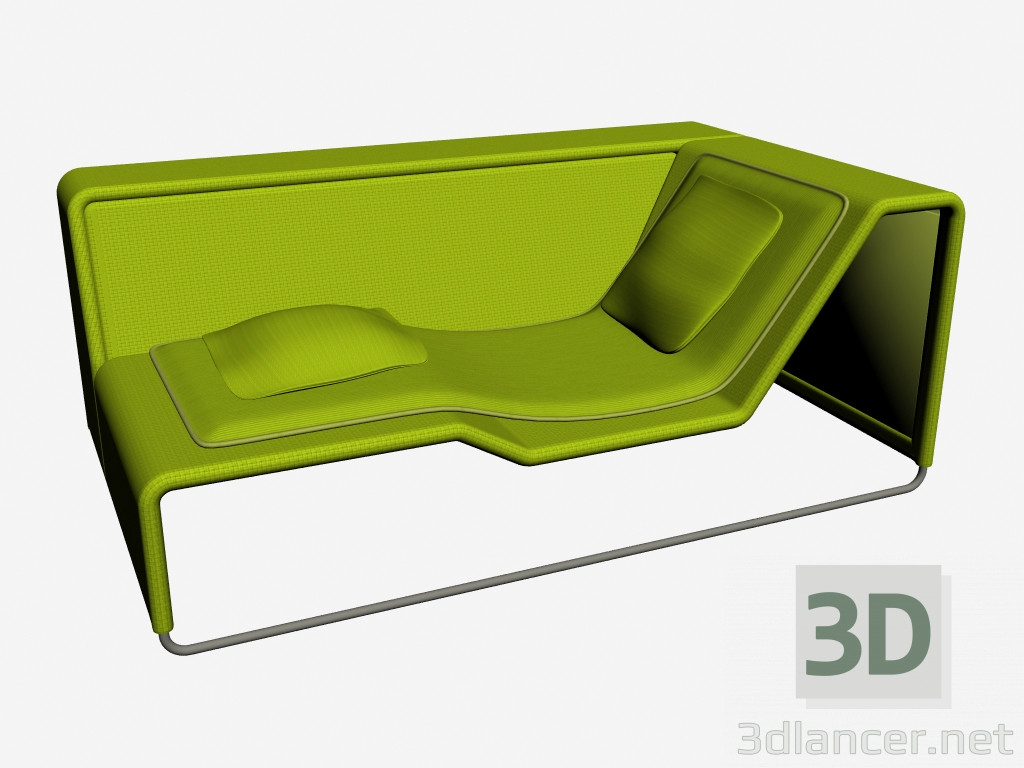 modèle 3D Canapé modulaire île CH DX - preview