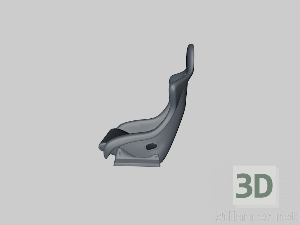 modèle 3D baquet Recaro Pole Position - preview