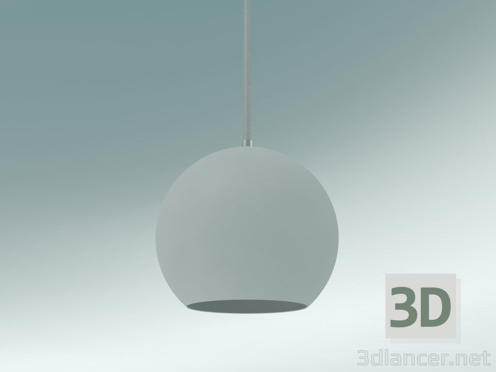 3D modeli Sarkıt Topan (VP6, Ø21cm, H 19cm, Mat Beyaz) - önizleme