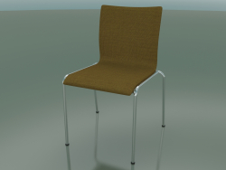 Chair with four legs and extra width, with fabric upholstery (121)