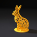 Kaninchen voronoi 3D-Modell kaufen - Rendern