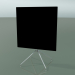 modello 3D Tavolo quadrato 5742 (H 72.5 - 79x79 cm, piegato, Nero, LU1) - anteprima