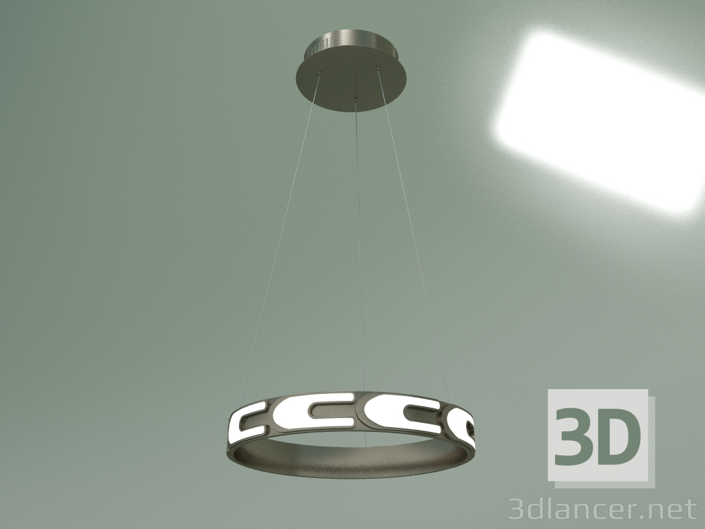 modello 3D Lampada a sospensione 90163-1 (nichel satinato) - anteprima