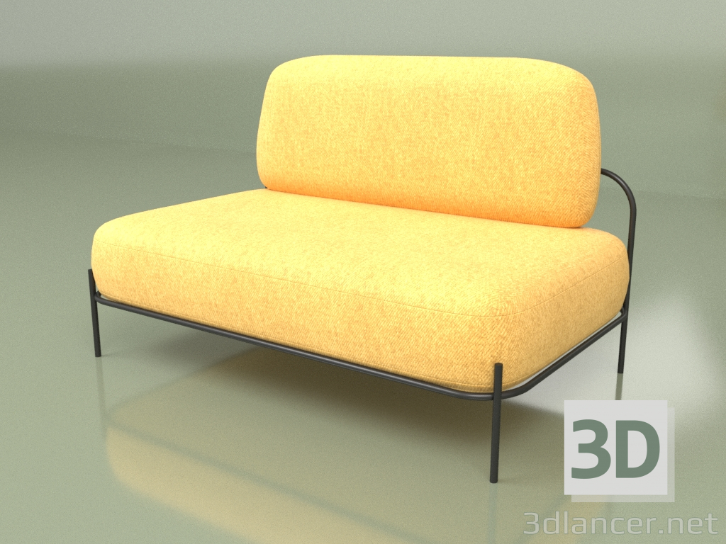 3d model Sofa Pawai (mustard) - preview