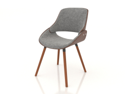 Chair Kiss (grey-walnut)