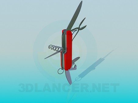 3d model Pocket knife - preview 3d model Pocket knife - preview