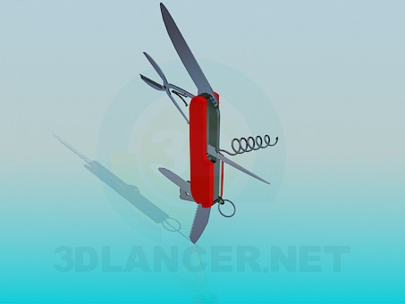 3d model Pocket knife - preview 3d model Pocket knife - preview