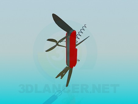 3d model Pocket knife - preview 3d model Pocket knife - preview