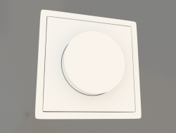 Dimmer rotativo Triac (LED, 300 W, bianco opaco, DA65033) R98