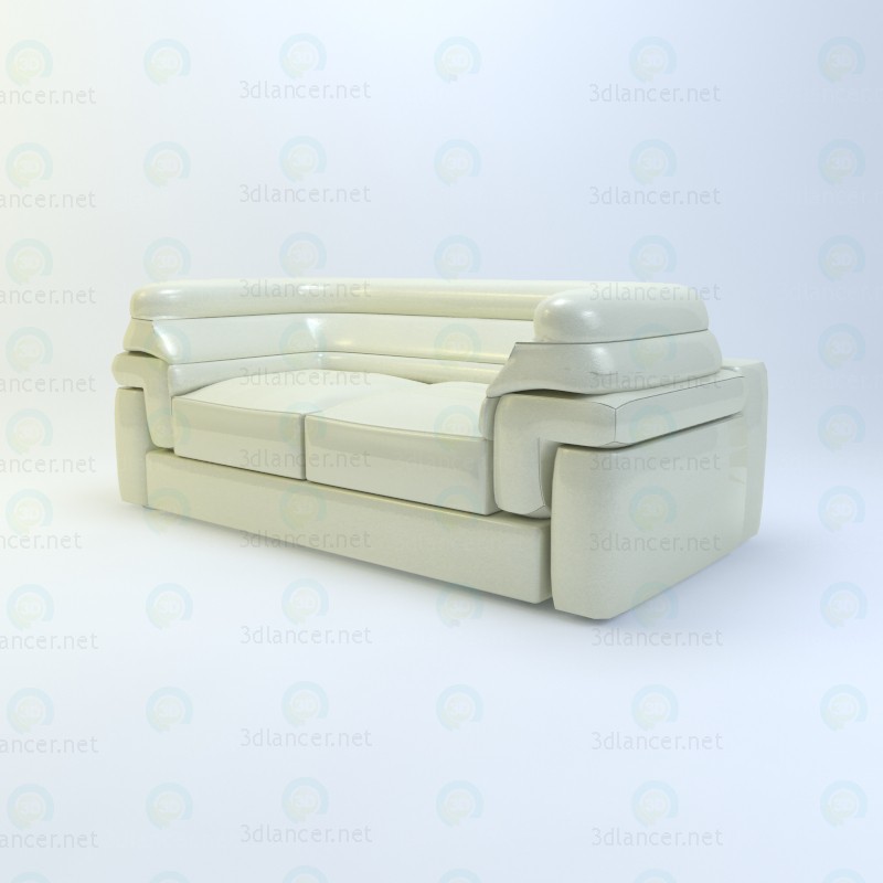 sofá para sala de estar 3D modelo Compro - render sofá para sala de estar 3D modelo Compro - render