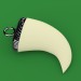 3d model Claw pendant - preview 3d model Claw pendant - preview