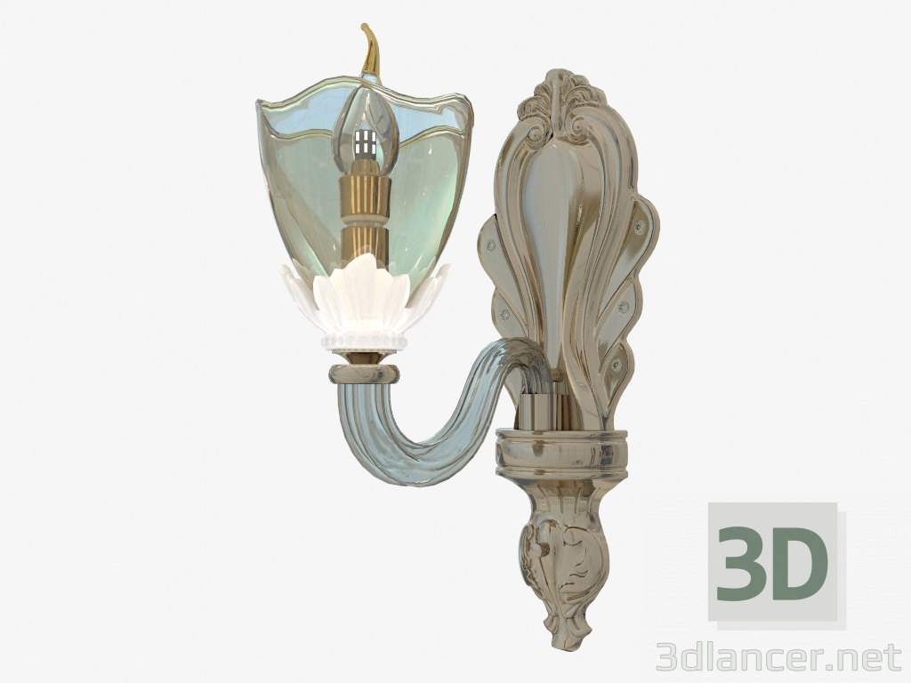 modèle 3D Applique Floriana (4003 1W) - preview