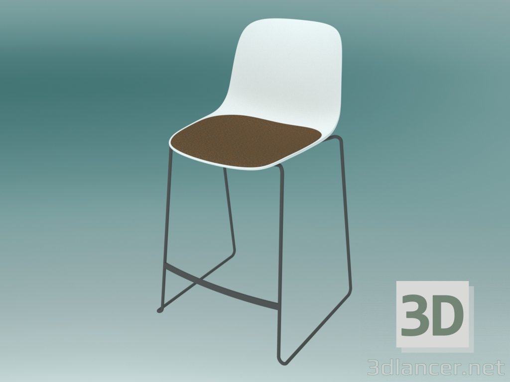 3D Modell Stapelbarer Stuhl SEELA (S320) - Vorschau