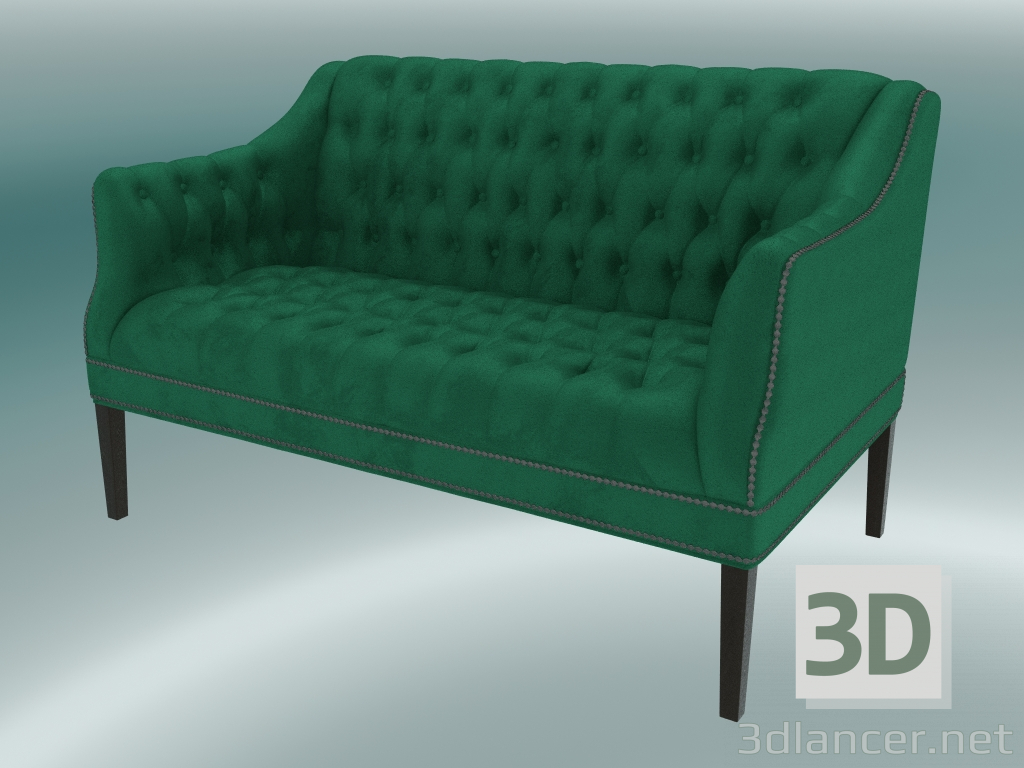 modèle 3D Canapé Bristol (Vert) - preview