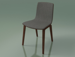 Cadeira 3938 (4 pernas de madeira, acabamento frontal, nogueira)