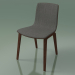 3D modeli Sandalye 3938 (4 ahşap ayak, ön kaplama, ceviz) - önizleme