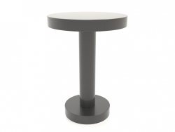 कॉफी टेबल जेटी 023 (डी = 400x550, काला प्लास्टिक रंग)