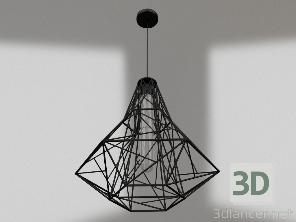 Modelo 3d Luminária pendente Kama (08312-1.19) - preview