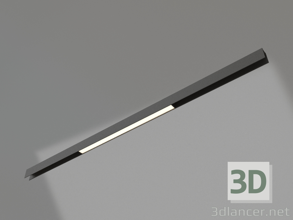 modèle 3D Lampe MAG-FLAT-25-L400-12W Warm3000 (BK, 100 degrés, 24V) - preview