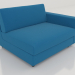 3d model Sofa module 103 single with an armrest on the right - preview