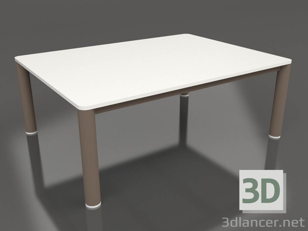 modello 3D Tavolino 70×94 (Bronzo, DEKTON Zenith) - anteprima
