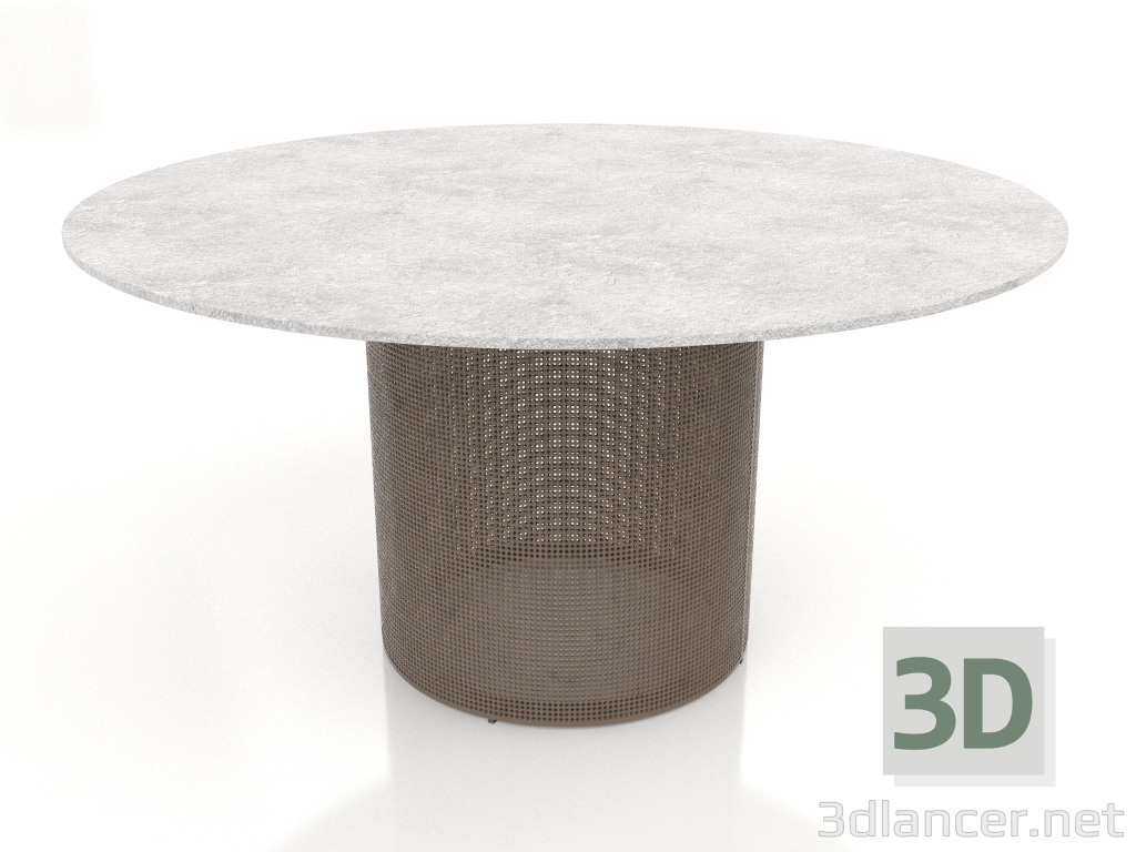 3D modeli Yemek masası Ø140 (Bronz) - önizleme