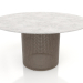 3D modeli Yemek masası Ø140 (Bronz) - önizleme