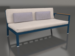 Modulo divano, sezione 1 destra (Grigio blu)
