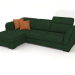 3D Modell Kelly Sofa mit Ottomane (Salvodor 7) - Vorschau