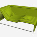 3D Modell Sofa modular Insel CH SX - Vorschau