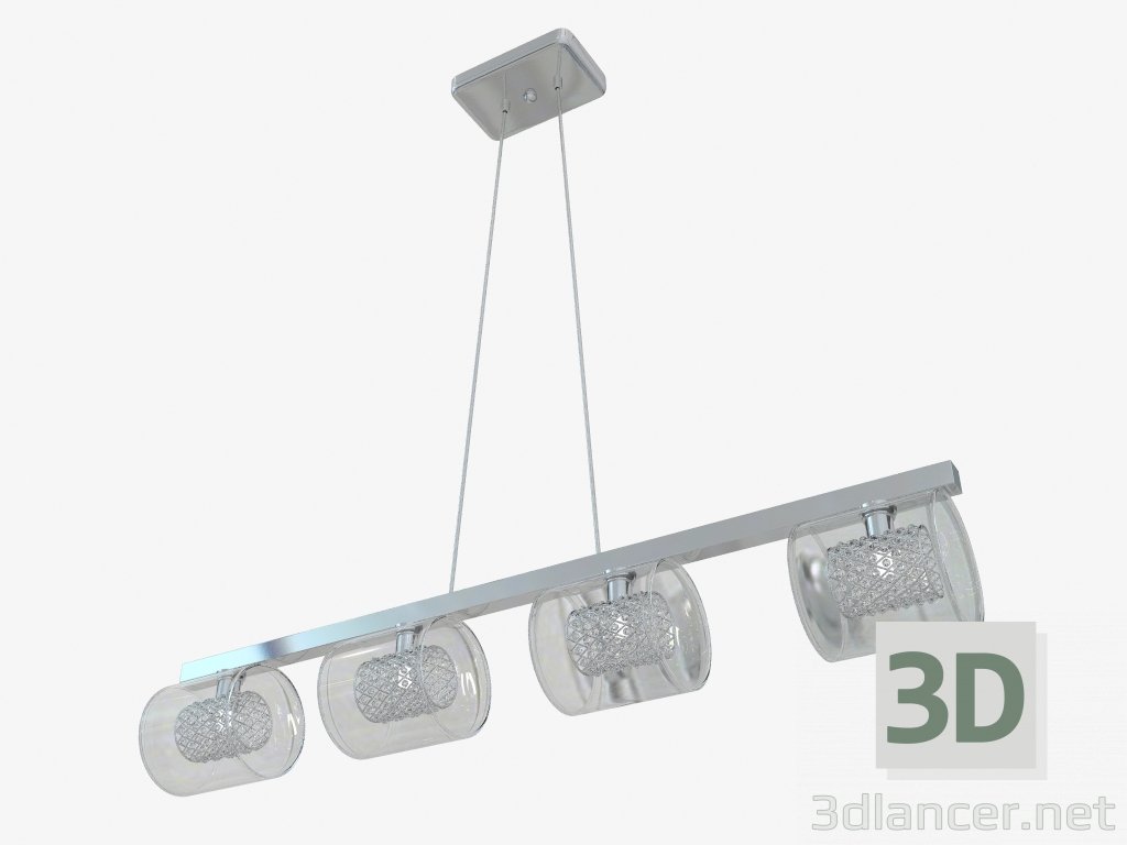 3D Modell Lampe aufgehängt BELINDA (MOD504-44-N) - Vorschau