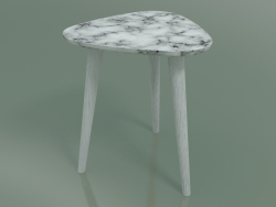 Side table (242, Marble, White)