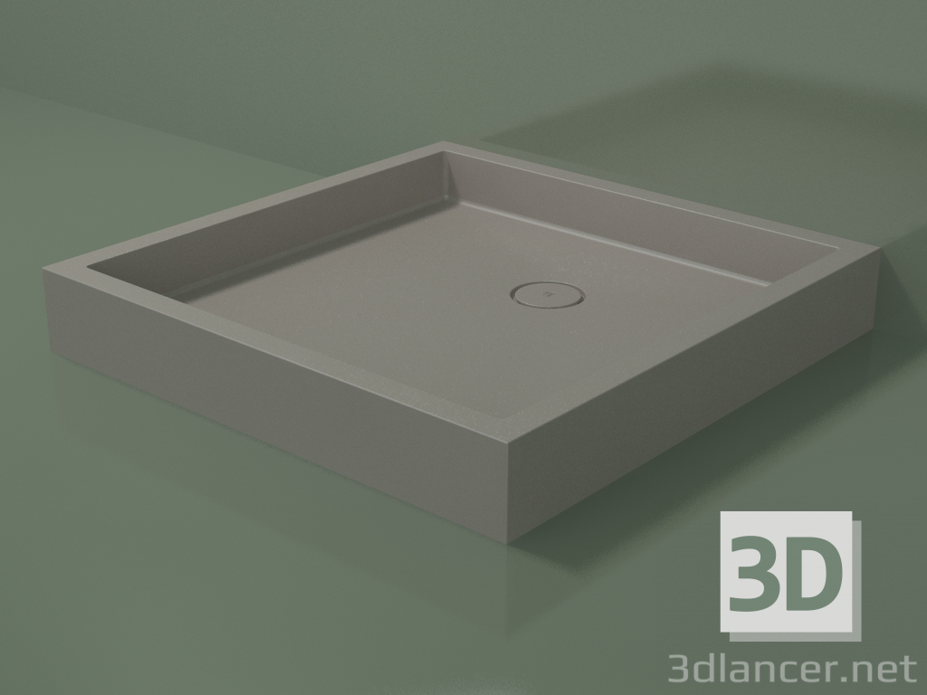3D modeli Duş teknesi Alto (30UA0148, Clay C37, 100x100 cm) - önizleme